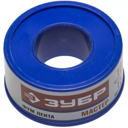 Фумлента ЗУБР "МАСТЕР", плотность 0,25 г/см3, 0,1ммх19ммх15м 12373-19-025 купить в Нефтеюганске