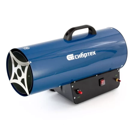 Газовая тепловая пушка СТГ-50, 50 кВт, 1400 м3/ч, пропан-бутан Сибртех 96454 купить в Нефтеюганске