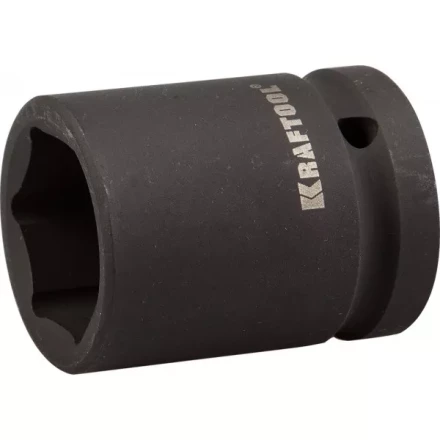 Торцовая головка KRAFTOOL &quot;INDUSTRIE QUALITAT&quot; ударная (3/4&quot;), FLANK, Cr-Mo, фосфатированная, 27 мм 27945-27_z01 купить в Нефтеюганске