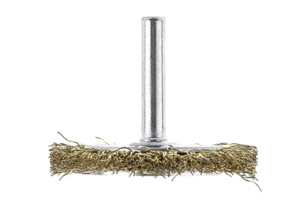 Кордщетка HAMMER плоская 50мм для дрели гофрированная латунированная сталь (207-205) купить в Нефтеюганске