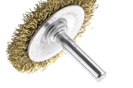 Кордщетка HAMMER плоская 50мм для дрели гофрированная латунированная сталь (207-205) купить в Нефтеюганске