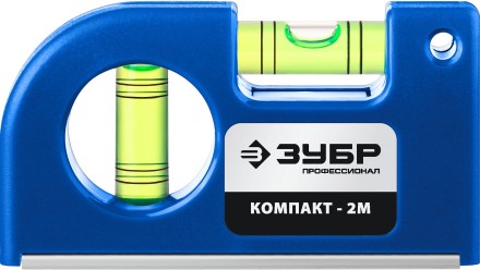 ЗУБР КОМПАКТ - 2М, 85 мм, магнитный компактный уровень, Профессионал (34551) купить в Нефтеюганске