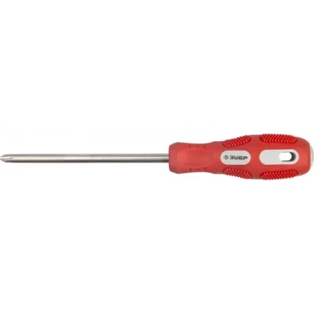 Отвертка ЗУБР "ПРОФИ" хромованадиевая сталь, двухкомпонентная рукоятка, магнит наконечник, PH3x150мм 25232-3-150_z01 купить в Нефтеюганске