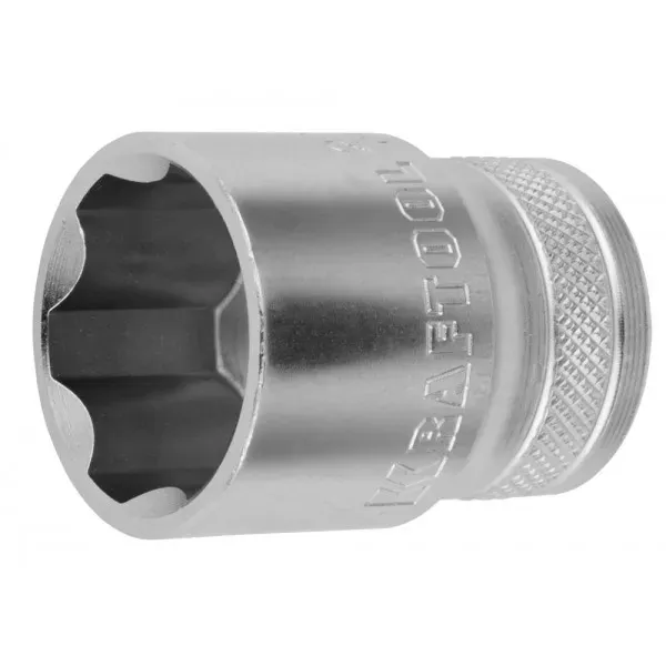 Торцовая головка KRAFTOOL "INDUSTRIE QUALITAT", Cr-V, SUPER-LOCK, хромосатинированная, 1/2", 22 мм 27801-22_z01 купить в Нефтеюганске