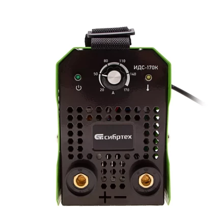 Инверторный аппарат дуговой сварки ИДС-170K, 170 А, ПВ 80%, диаметр электрода 1,6-3,2 мм Сибртех 94393 купить в Нефтеюганске