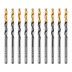 Сверло по металлу, 4,2 мм, HSS-Tin, Golden Tip, 10 шт. Denzel 717210 купить в Нефтеюганске