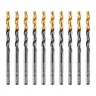 Сверло по металлу, 4,2 мм, HSS-Tin, Golden Tip, 10 шт. Denzel 717210 купить в Нефтеюганске