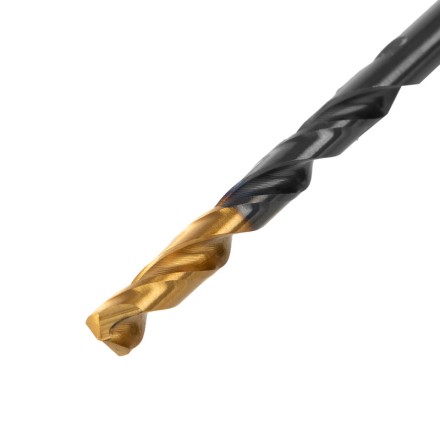 Сверло по металлу, 4,2 мм, HSS-Tin, Golden Tip, 10 шт. Denzel 717210 купить в Нефтеюганске