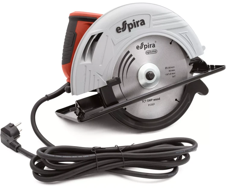Пила циркулярная ESPIRA CSI-230A (ф230 мм, 220-240В,50/60 Гц, мощность 2500 Вт, 3900 об/мин), 401252 купить в Нефтеюганске
