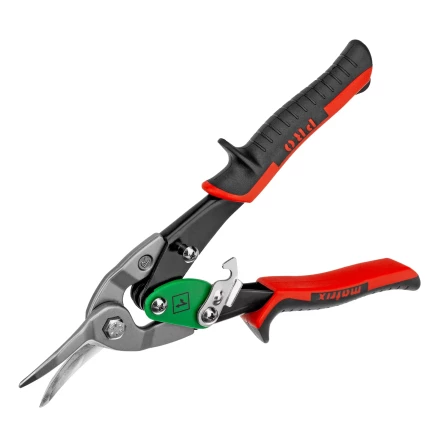 Ножницы по металлу Matrix, 250 мм, правый рез, сталь CRMO, двухкомпонентные рукоятки, PRO 78324 купить в Нефтеюганске