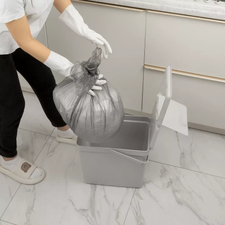 Пакеты для мусора 30 л x 50 шт. серые, Home Palisad 927075 купить в Нефтеюганске