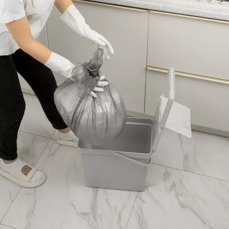 Пакеты для мусора 30 л x 50 шт. серые, Home Palisad 927075 купить в Нефтеюганске