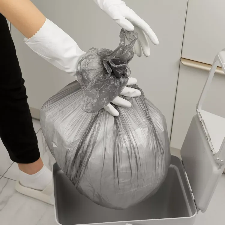 Пакеты для мусора 30 л x 50 шт. серые, Home Palisad 927075 купить в Нефтеюганске