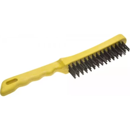 Щетка STAYER "MASTER" проволочная стальная с пластмассовой ручкой, 4 ряда 35015-4 купить в Нефтеюганске