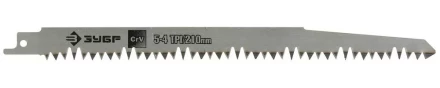 Полотно ЗУБР Cr-V по сырому дереву для ножов 4-15187, волчий зуб, шаг 5-6,5мм, 210мм 4-151877-S2 купить в Нефтеюганске