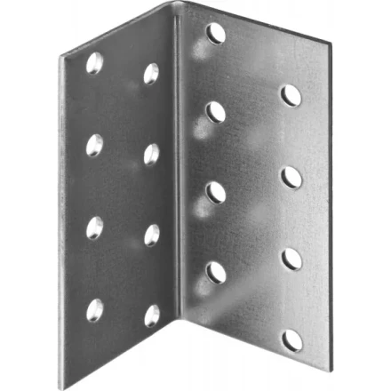 Крепежный угол ЗУБР &quot;МАСТЕР&quot; равносторонний, 80х40х40мм, 50 шт 310205-080-040 купить в Нефтеюганске