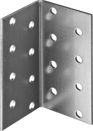 Крепежный угол ЗУБР &quot;МАСТЕР&quot; равносторонний, 80х40х40мм, 50 шт 310205-080-040 купить в Нефтеюганске