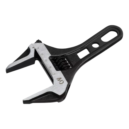 Ключ разводной 155 мм Denzel 15753, CrV, кованый, укороченная рукоятка купить в Нефтеюганске