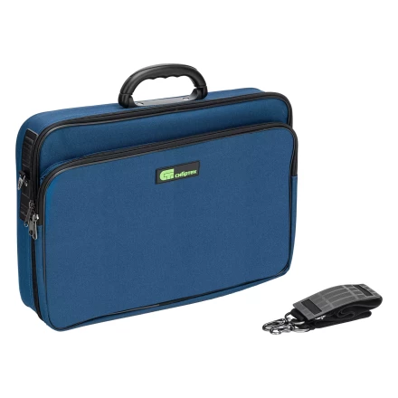 Кейс монтера Сибртех 90237, 470х340х110 мм, 25 карманов, наплечный ремень купить в Нефтеюганске