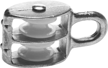 Блок ЗУБР двойной, оцинкованный, нейлоновый шкив, 5x15мм, 10 шт 4-304595-15 купить в Нефтеюганске