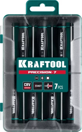 Набор отверток для точных работ KRAFTOOL Precision 7 25686 купить в Нефтеюганске