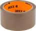 Клейкая лента, DEXX 12057-50-50, упаковочная, коричневая, 40мкм, 48мм х 50м 12057-50-50_z01 купить в Нефтеюганске