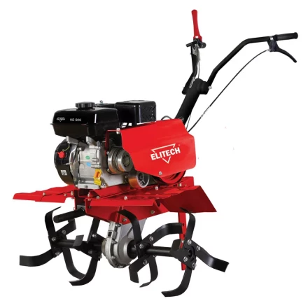 Мотоблок бензиновый Elitech КБ 506 с комплектом колес 400-8&quot; (0401 002900) купить в Нефтеюганске