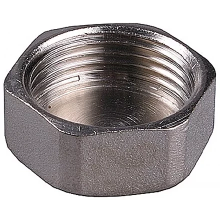 Заглушка GENERAL FITTINGS никелированная латунь, 6-ти гранная головка, внутренняя резьба, 1&quot; 51097-1 купить в Нефтеюганске