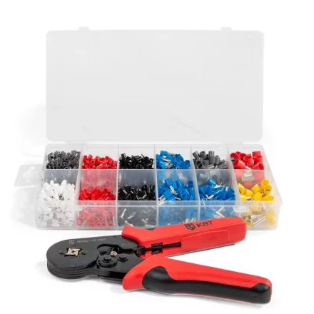 Набор втулочных наконечников с пресс-клещами НШВИ К-1200-1 (КВТ) купить в Нефтеюганске