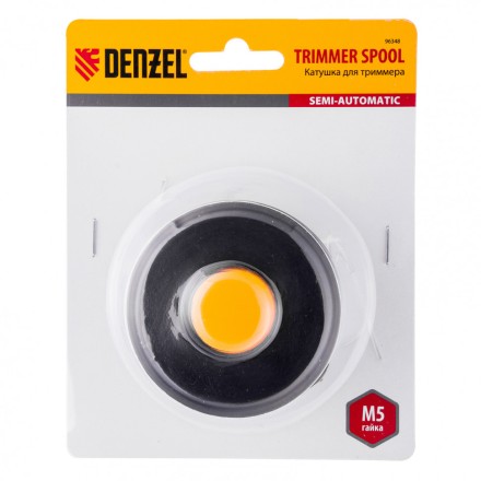 Катушка триммерная полуавтоматическая для Denzel TE-350 гайка M5 Denzel 96348 купить в Нефтеюганске