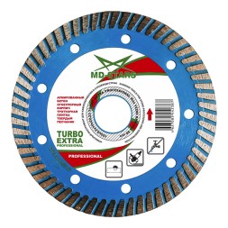 Диск алмазный по бетону TURBO EXTRA PROFESSIONAL MD-STARS 350*3,2*10*30 mm