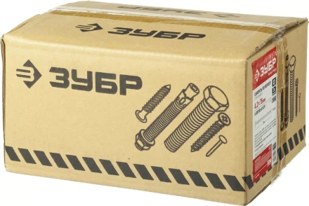 Саморезы ЗУБР с прессшайбой по листовому металлу до 0,9 мм, PH2, 4,2х76 мм, 2000шт 4-300190-42-076 купить в Нефтеюганске