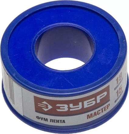 Фумлента ЗУБР "МАСТЕР", плотность 0,40 г/см3, 0,1ммх19ммх15м 12373-19-040 купить в Нефтеюганске