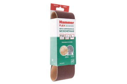 Лента шлиф. бесконечная HAMMER 75х533мм P120 купить в Нефтеюганске