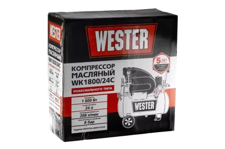 Поршневой масляный компрессор WESTER WK1800/24C купить в Нефтеюганске