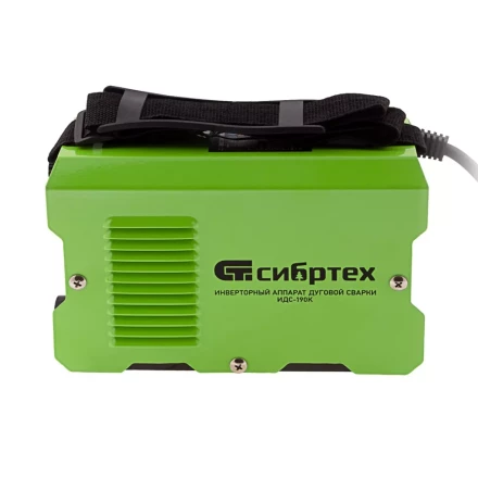 Инверторный аппарат дуговой сварки ИДС-190K, 190 А, ПВ 80%, диаметр электрода 1,6-4 мм Сибртех 94394 купить в Нефтеюганске