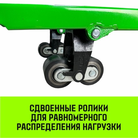 Тележка гидравлическая ручная HITCH REGULAR 2000KG 1150*550мм (полиуретановые ролики) купить в Нефтеюганске
