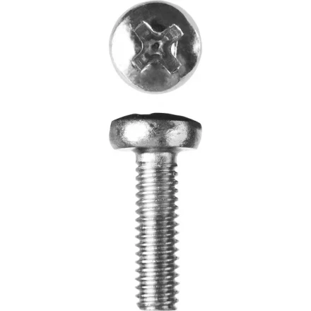 Винт ЗУБР &quot;МАСТЕР&quot; DIN 7985, класс прочности 4.8, оцинкованный, M4x10мм, 5кг 303150-04-010 купить в Нефтеюганске