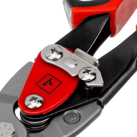 Ножницы по металлу Matrix, 250 мм, левый рез, сталь CRMO, двухкомпонентные рукоятки, PRO 78326 купить в Нефтеюганске