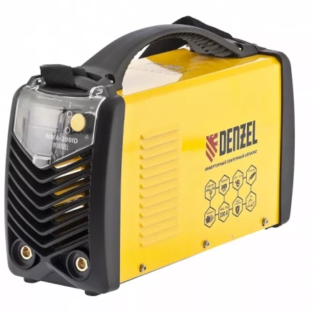 Аппарат инверторно дуговой сварки DENZEL ММА-200ID 94347 купить в Нефтеюганске