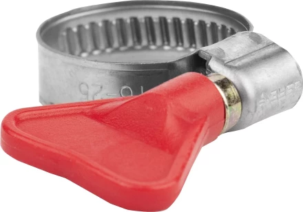 Хомуты ЗУБР &quot;ЭКСПЕРТ&quot; &quot;Бабочка&quot;, нерж. сталь, накатная лента 9 мм, 12-20 мм, 200 шт 37835-12-20-200 купить в Нефтеюганске