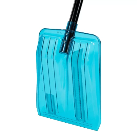 Лопата для уборки снега Palisad 61799, поликарбонат, 260х310х870 мм, стальной черенок, LUXE купить в Нефтеюганске