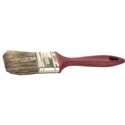 Кисть плоская ЗУБР "УНИВЕРСАЛ-ПРЕМИУМ" "КП-15", смешанная натуральная щетина, пластмассовая ручка, 20мм 4-01015-020 купить в Нефтеюганске