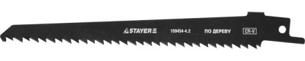 Полотно STAYER &quot;PROFI&quot; S644D для сабел эл. ножовки Cr-V,быстр,чистый,прям и фигур рез по дереву,фанере,ДСП,пластику 159454-4.2 купить в Нефтеюганске