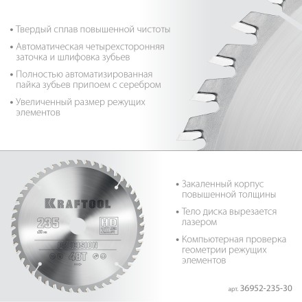 Диск пильный PRECISION, повышенный ресурс 36952-235-30 купить в Нефтеюганске