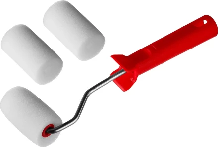 Валик &quot;ПОРОЛОН&quot; в наборе: 3 шубки + ручка, 65 мм, d=40 мм, MIRAX 0363-06_z01 купить в Нефтеюганске