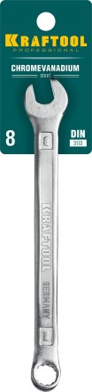 Ключи комбинированные KRAFTOOL, Cr-V, DIN 3113 27079-08 купить в Нефтеюганске