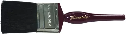 Кисть плоская &quot;Декор&quot; 2&quot; (50 мм) натуральная черная щетина деревянная ручка  MATRIX 82630 купить в Нефтеюганске
