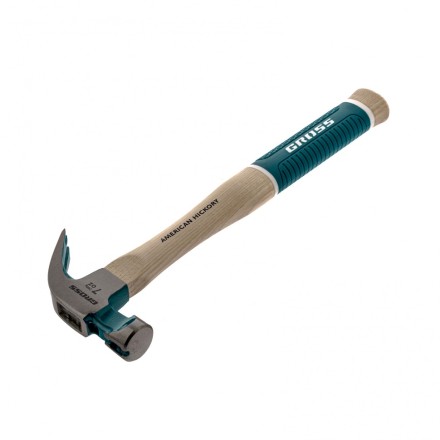 Молоток-гвоздодер с магнитом GROSS AMERICAN HICKORY 200 г угол 45 обрезиненная рукоятка 10414 купить в Нефтеюганске