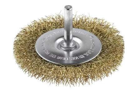Кордщетка HAMMER плоская 75мм для дрели гофрированная латунированная сталь (207-207) купить в Нефтеюганске